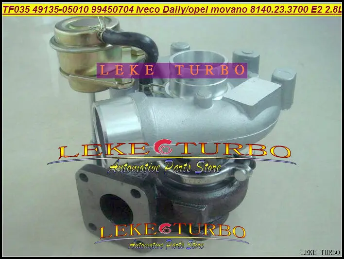 Турбокомпрессор TF035 49135-05010 53149886445 99450704 49135 05010 для IVECO Daily 2 Master Opel Movano 8140.23.3700 2.8L |