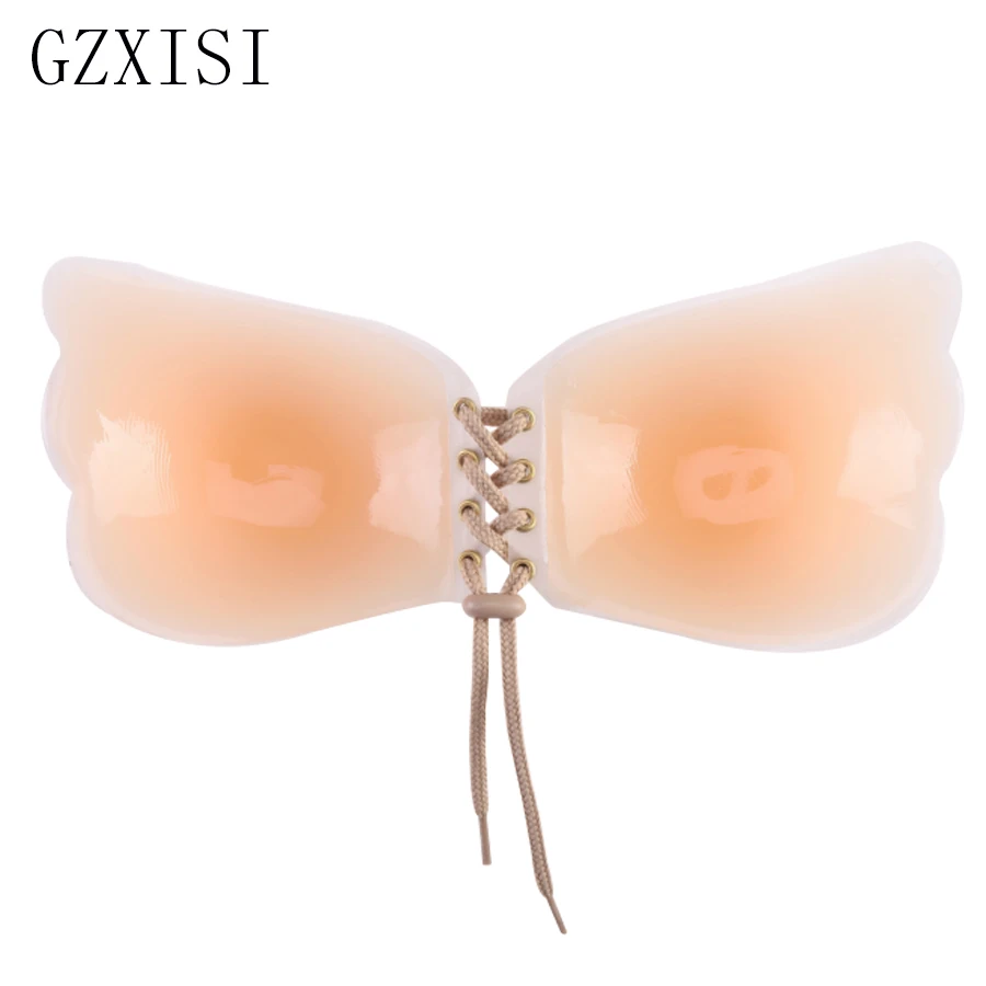 GZXISI сексуальный бюстгальтер с супер пуш ап силиконовый без косточек кружевной