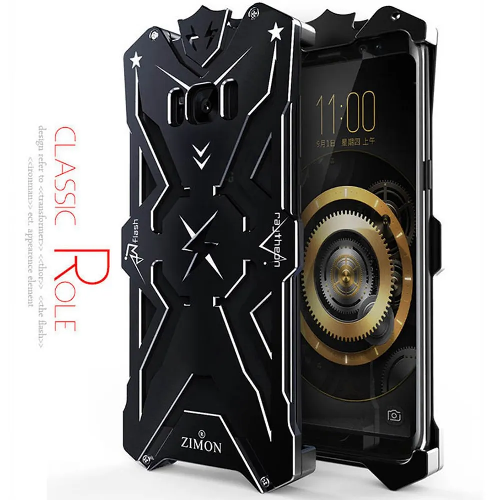 Человек Мальчик Роскошные золотые металлического сплава Алюминий Чехол для Samsung