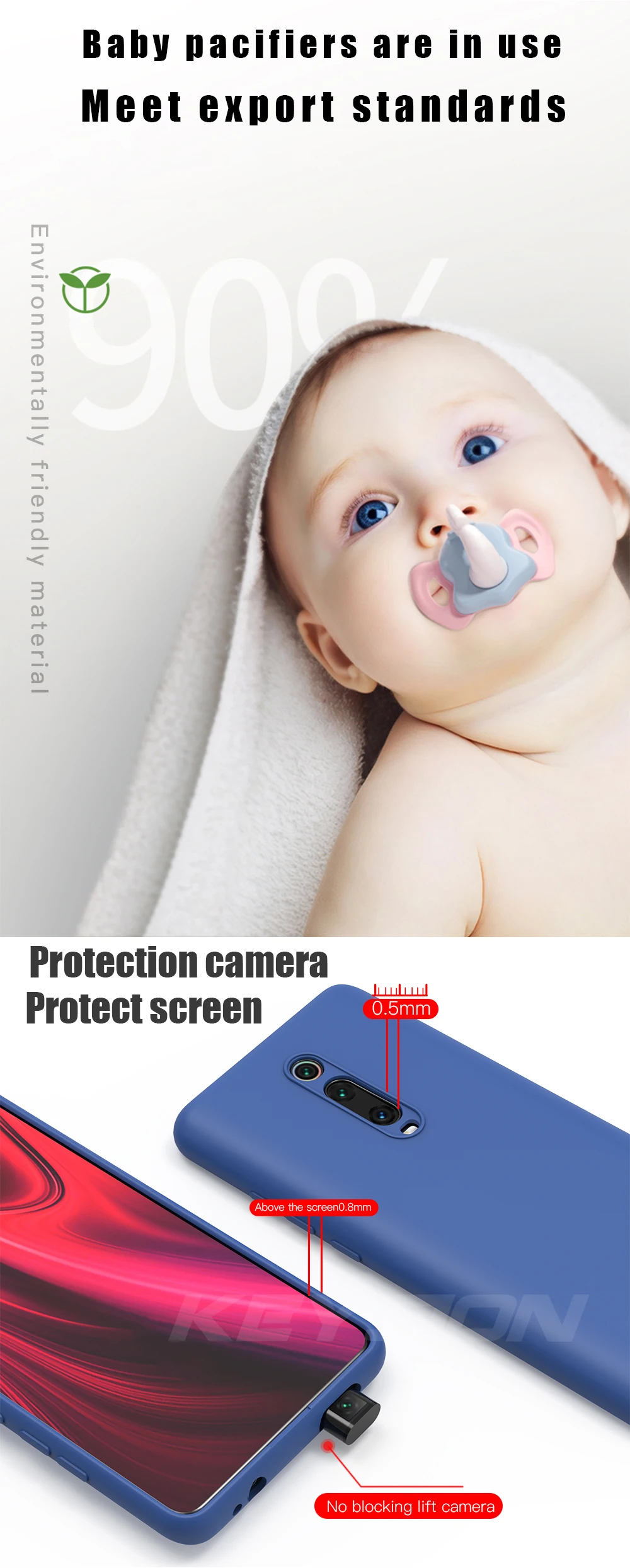 Чехол KEYSION Liquid Silicone для Xiaomi mi 9T Pro Red mi K20 Pro, мягкий ударопрочный чехол из ТПУ для телефона Xiaomi mi 9T mi 9 9 SE
