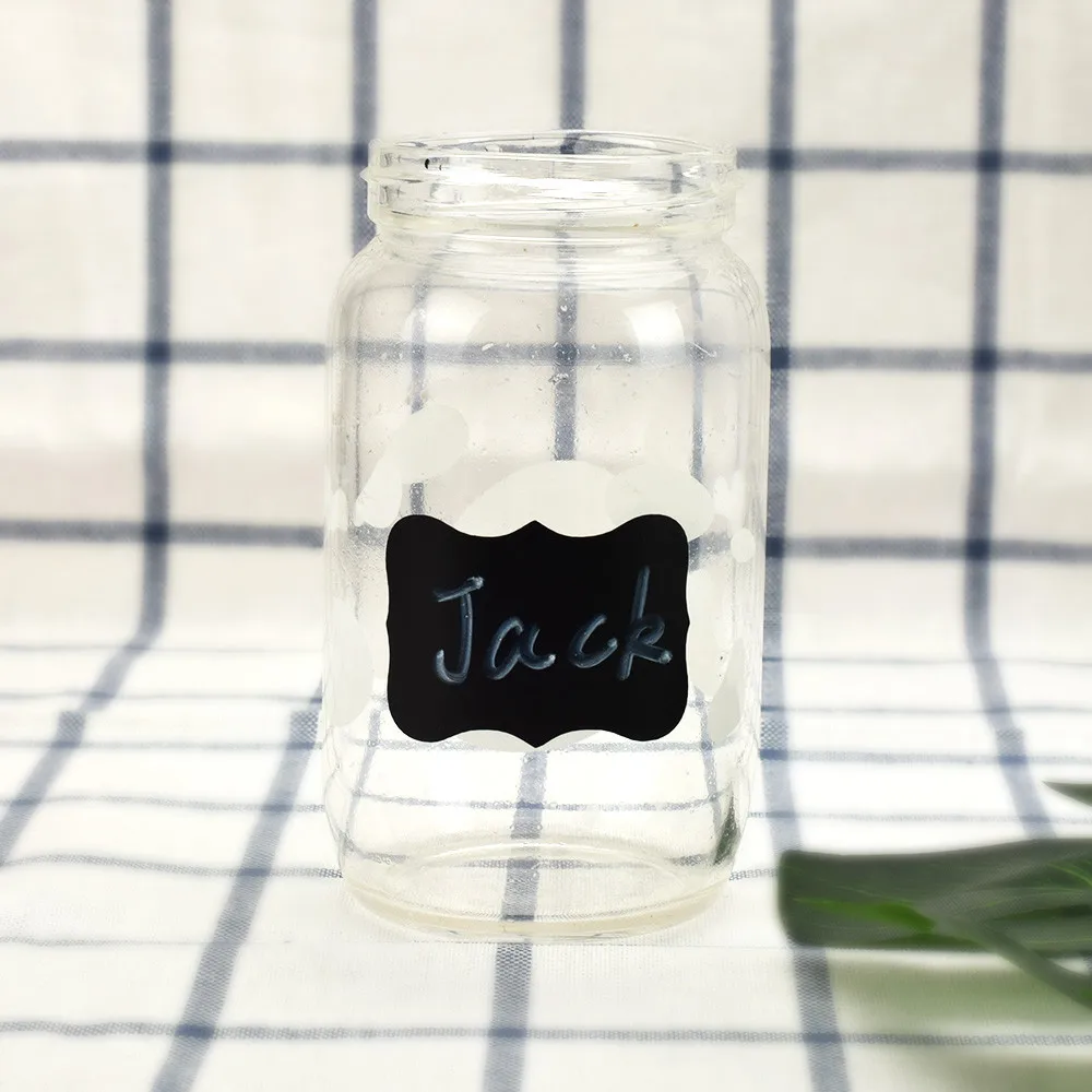 Галстук 48 шт./компл. Классная доска Стикеры Craft Кухня jar Организатор этикетки Мел