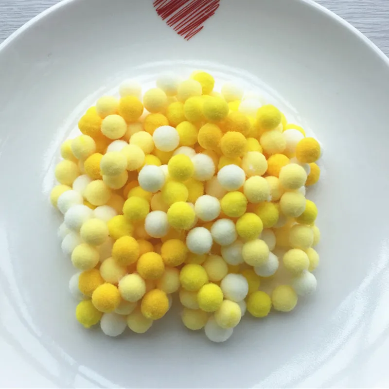 Mix C5 C10 C29 Issequins Ремесло 10 мм 15 мм Смешанные помпоны DIY куклы одежда ручной работы материал мягкие пушистые Помпоны мяч для детские игрушки «сделай сам» Аксессуары - Цвет: Mix C5 C10 C29