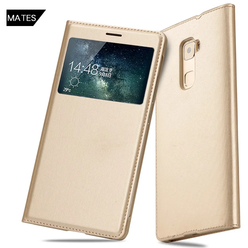Флип-чехол с окошком для huawei mate 10, 9 Pro, роскошный флип-чехол из искусственной кожи для huawei mate S, 8, 7, задний Чехол s, чехол etui
