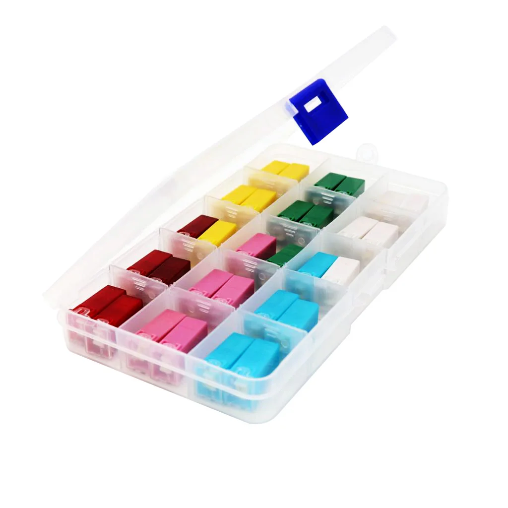 30 шт. автомобильный 32-вольтовый F2828-Z JCASE Box Shaped Fuse Kit 20A 25A 30A 40A 50A 60A | Обустройство