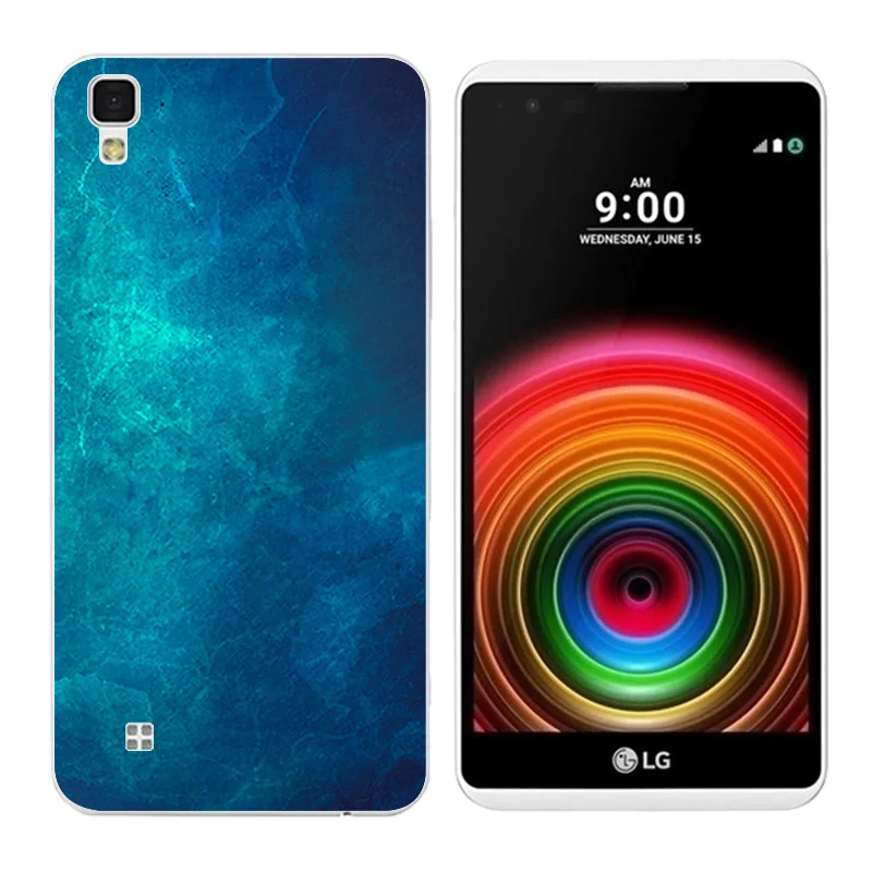 Soft TPU Cases for LG X power K210 K220 LS755 Pine Printing Back Cover Skin Power K220DS Bags Fundas |