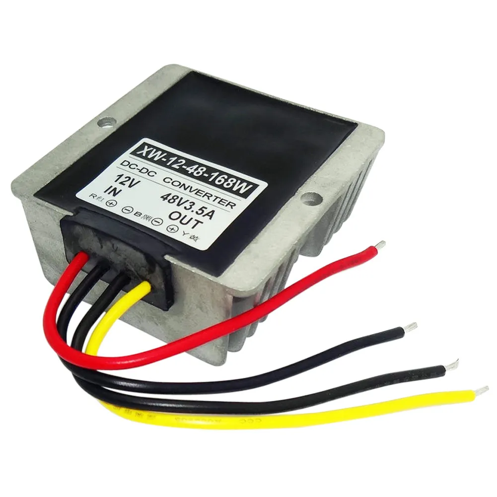 DC Adapter 12V(16-35V) To 48V 3.5A 168W Step Up Power Supply Converter Waterproof Regulator Module For radio intercom | Обустройство