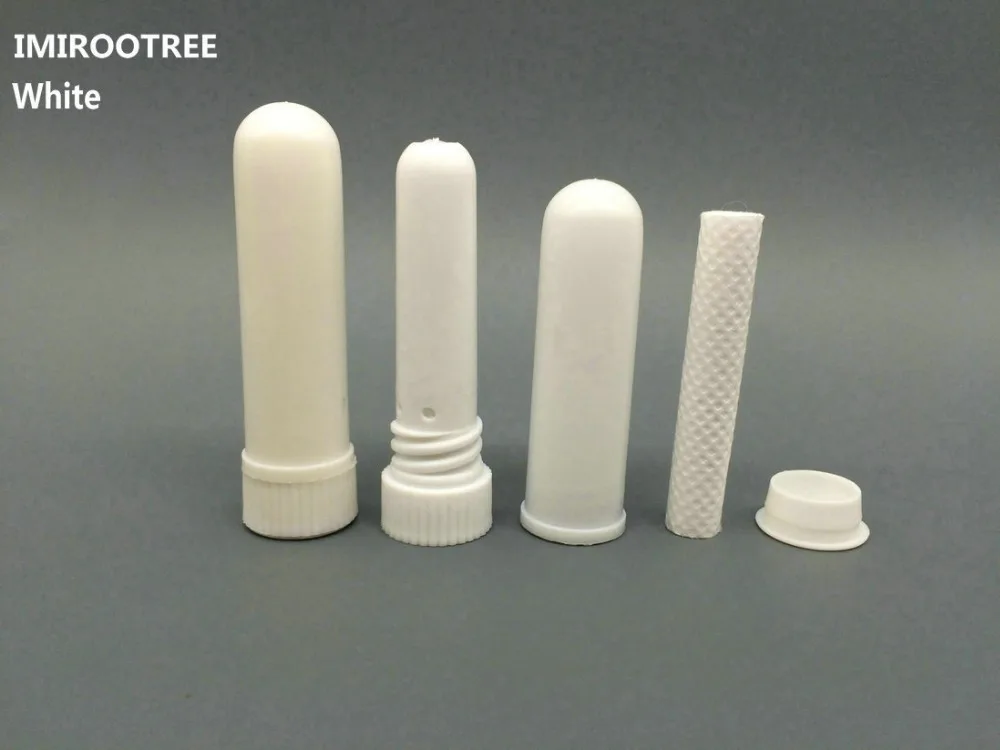 Диффузор для ароматерапии Пустые контейнеры носовых ингаляторов трубки (25 в