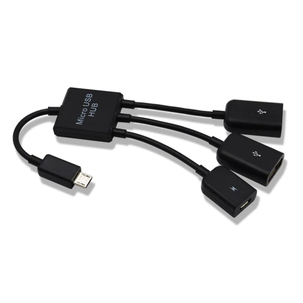 Дата-кабель для зарядки type-C/Micro кабель 3 в 1 USB C OTG кабель хоста ремень для втулки адаптер разветвитель