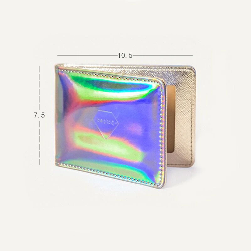 Женский кошелек клатч из ПУ кожи с голограммой|business card holder|card holdercard holder business |