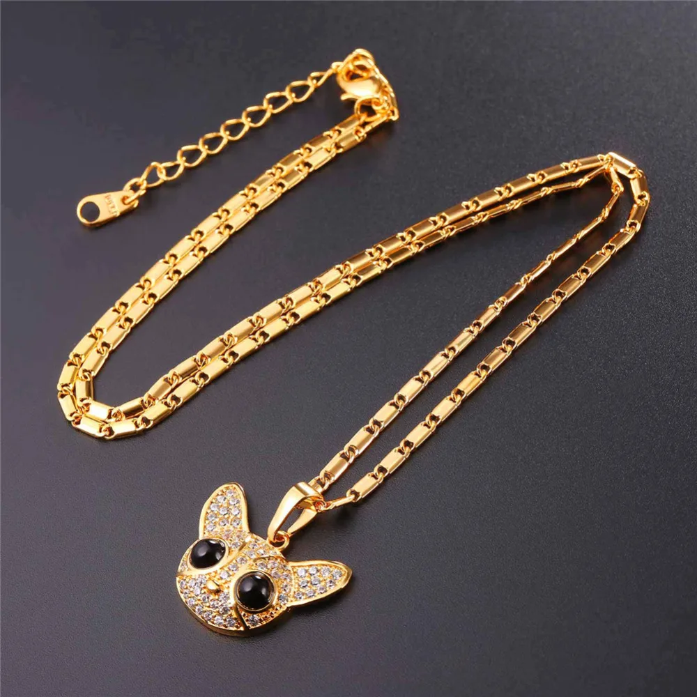 Kpop белая кубическая циркония симпатичная подвеска с чихуахуа