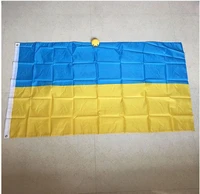 free shipping xvggdg new ukraine flag 3ft x 5ft hanging ukraine flag polyester standard flag banner