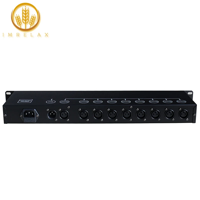 Распределитель сигнала IMRELAX DMX512 8 выходных портов 90 ~ 240 В переменного тока