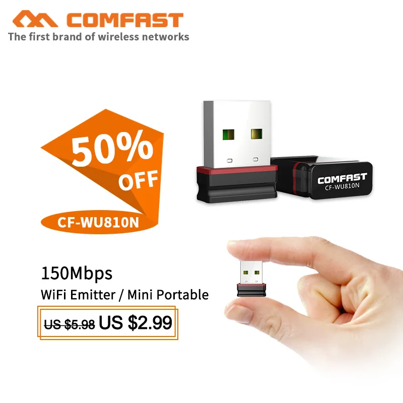 Realtek RTL8188EU 802.11b/g/n 150mbps USB WiFi адаптер ключ беспроводной Антенна для Windows/MAC/Linux