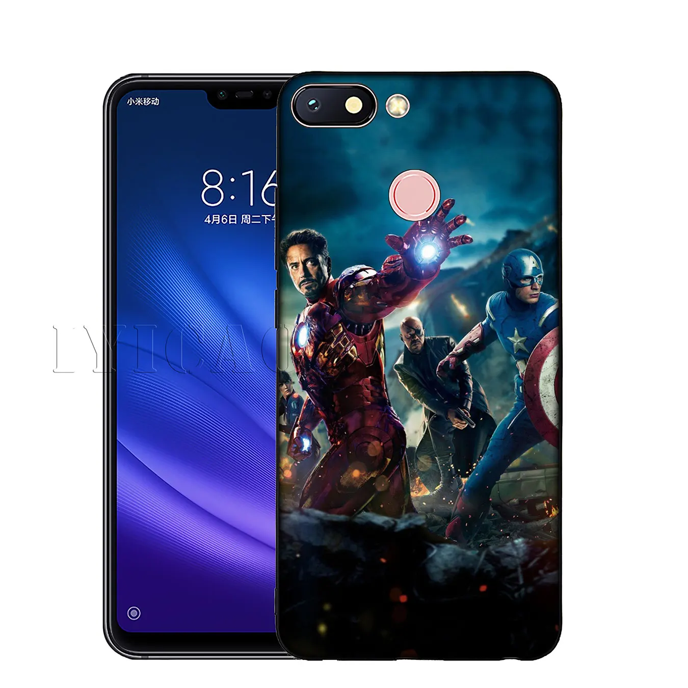 IYICAO Marvel's Мстители Мягкий силиконовый чехол для телефона Xiaomi Mi 10 9 9T CC9 CC9E 8 SE A3 Pro A1