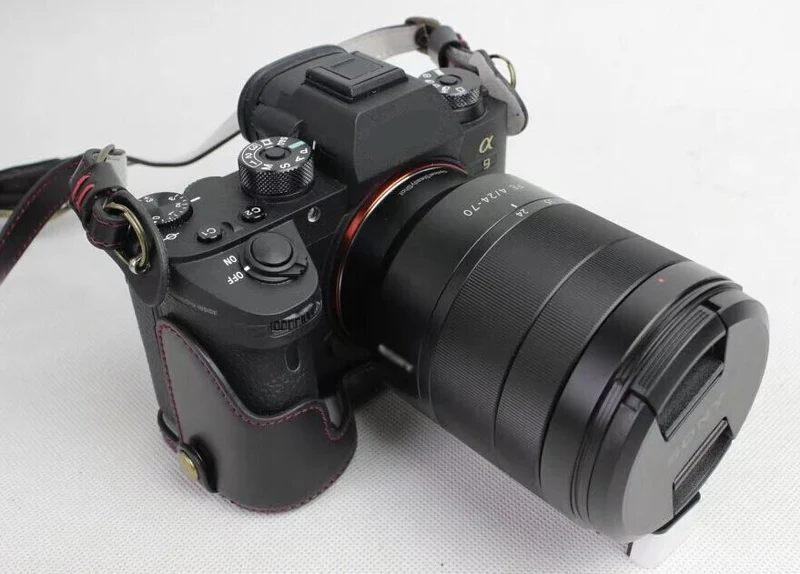 Высокое качество из искусственной кожи Камера чехол для SONY A9 ILCE-9 чехол для камеры с батарейным отсеком+ плечевой ремень