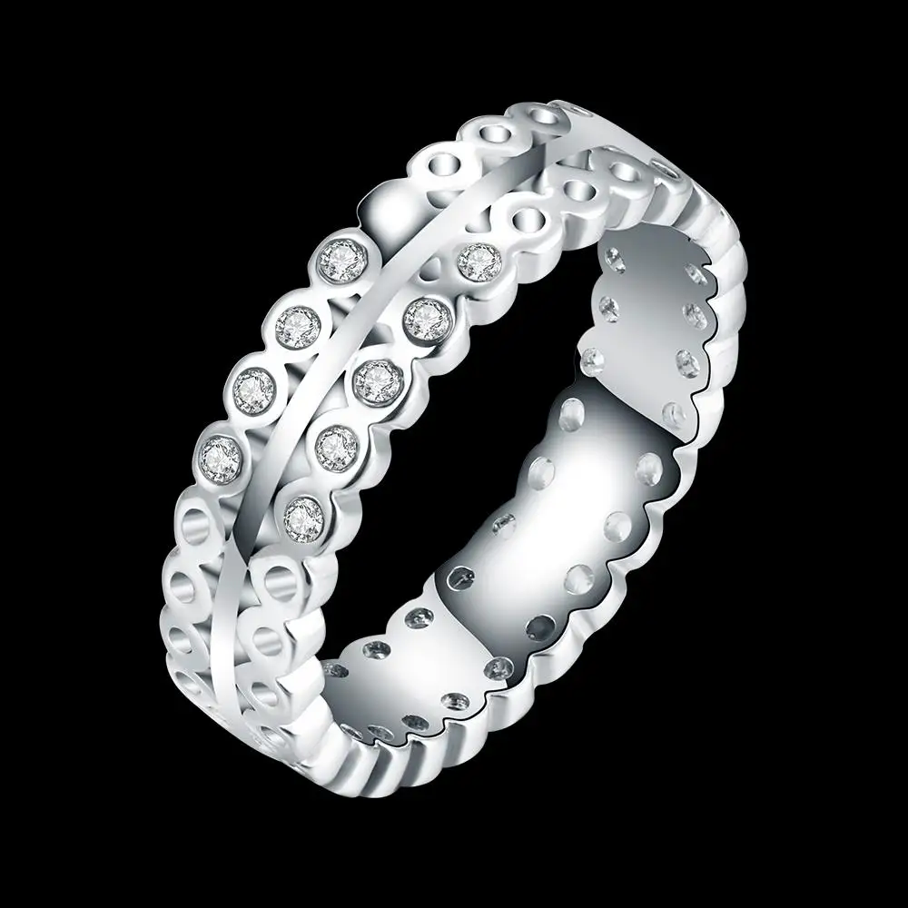 Женские кольца argollas bague grosse со стразами и кристаллами белые new york mais vendidos bitch regalos
