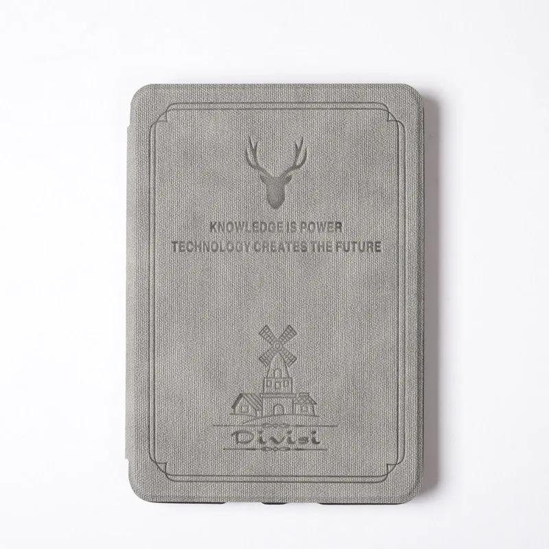 Gray Чехол для Amazon Kindle Paperwhite 4 с принтом оленя силиконовый чехол 10 поколения Тонкий Умный Магнитный Мягкий защитный чехол - Цвет: Gray