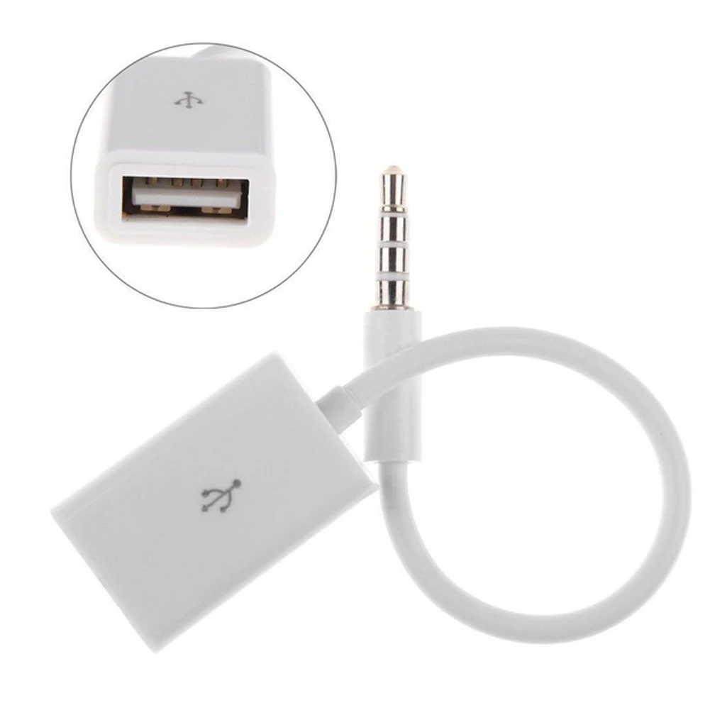 2 МБ/с. автомобиля AUX Мужской кабель для конвертера флеш-накопитель USB с гнездовым