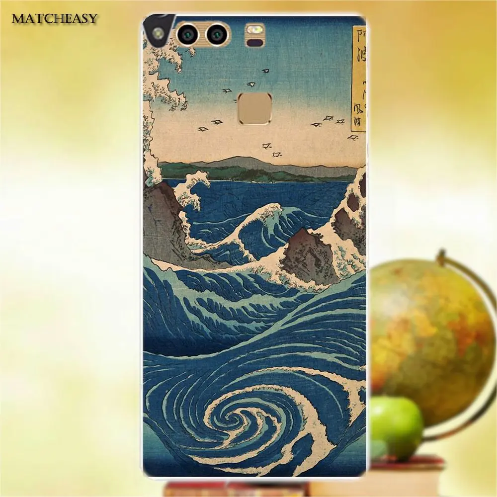 Полная большая волна от канагавы Япония приливная вода для Huawei G7 G8 Honor 5A 5C 5X 6 6X 7 8 V8