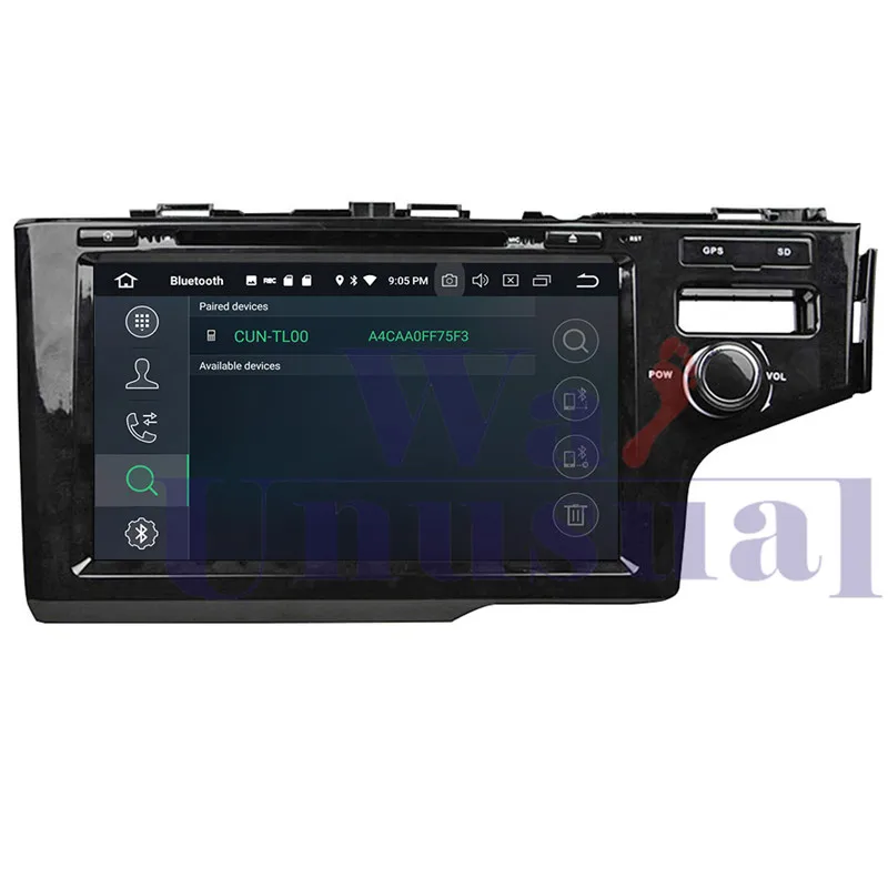 Wanuary Android 9 0 Автомобильный GPS навигатор для Honda FIT/JAZZ 2014 RHD DVD плеер Мультимедиа Радио