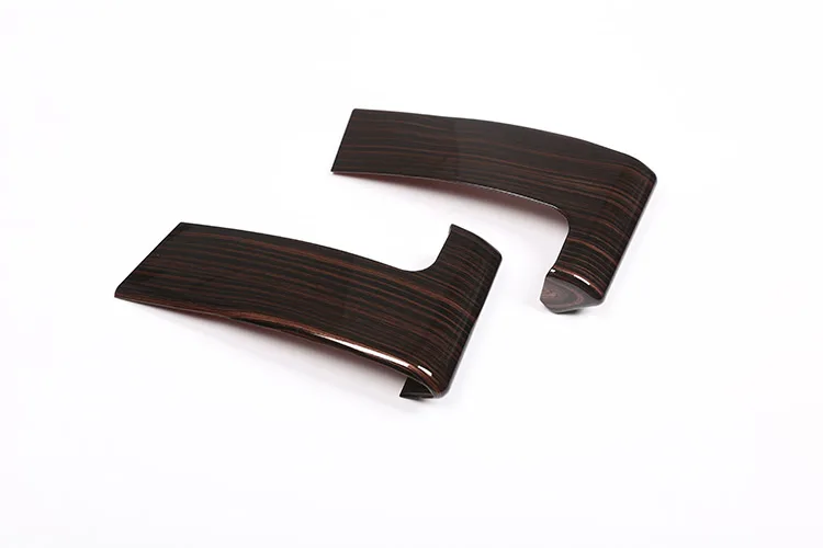 2pcs Red Ash Wood Style ABS Plastic Side Dashbord Decoration Cover Trim For Landrover Range Rover Sport RR Sport