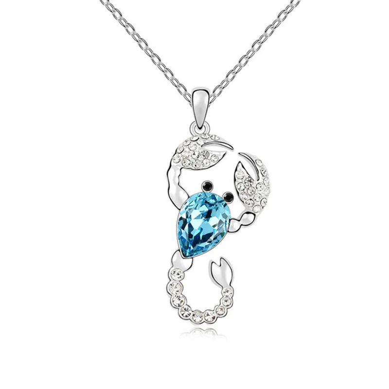 Серия созвездие Скорпион Подвески Кулон Ожерелье Сделано с Swarovski Element
