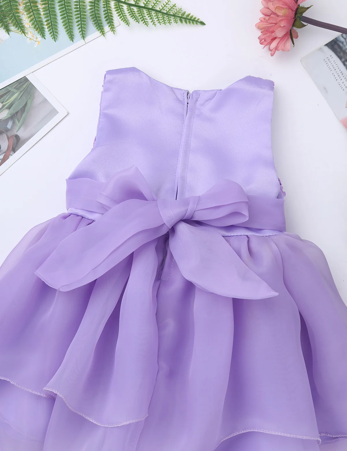 Iiniim/нарядное платье для новорожденных девочек кружевное с бантом Vestidos