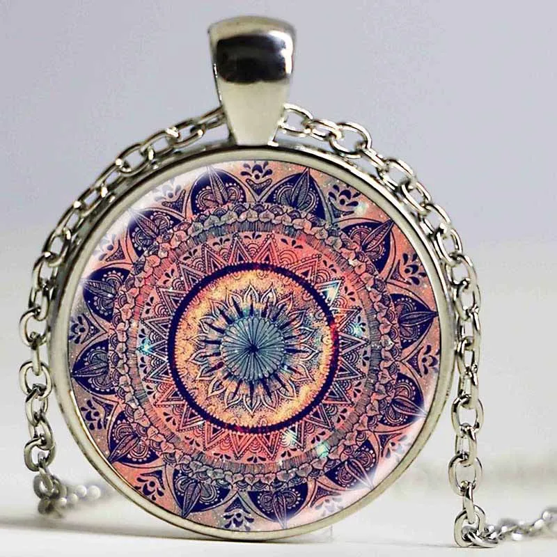 В новейший дизайн искусство подарок великолепие цветной калейдоскоп ожерелье