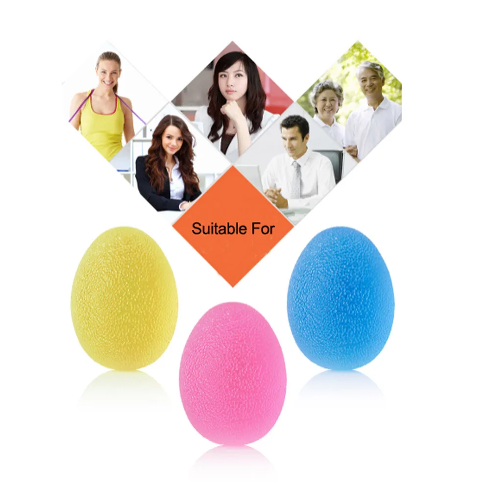 

1 PC Grade Silicone Hand Massager Ball Finger Muscle Relax Hand Therapy Ball Massage Tool For Adults and Kids Training