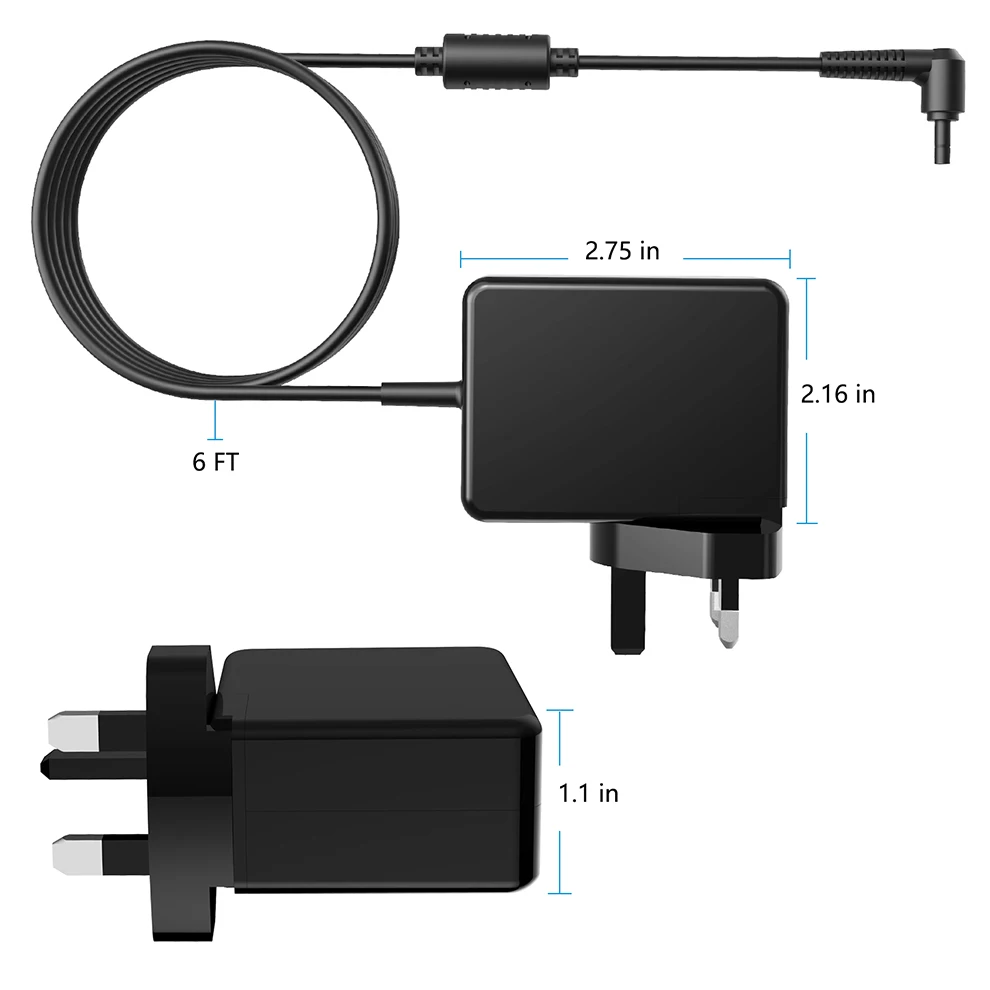 SeenDa 20V 2.25A 4 0*1 7mm AC зарядное устройство для ноутбука Lenovo IdeaPad100 15 B50 10 Йога 510 14