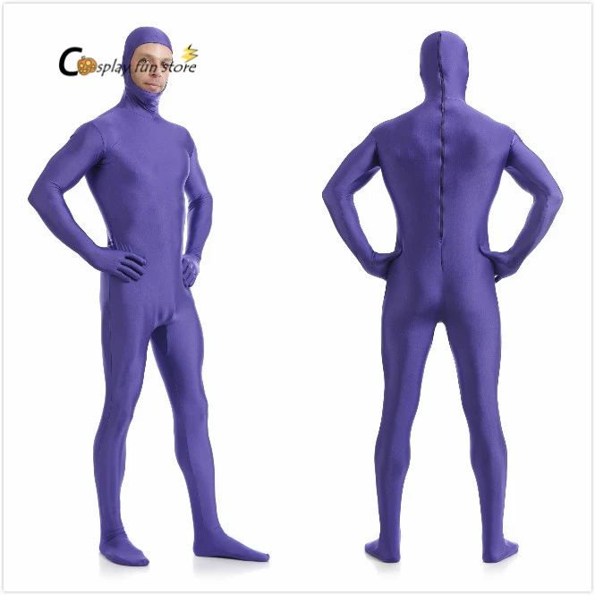Костюм с открытым лицом Pink Joji Zentai костюмы на Хэллоуин Взрослый комбинезон