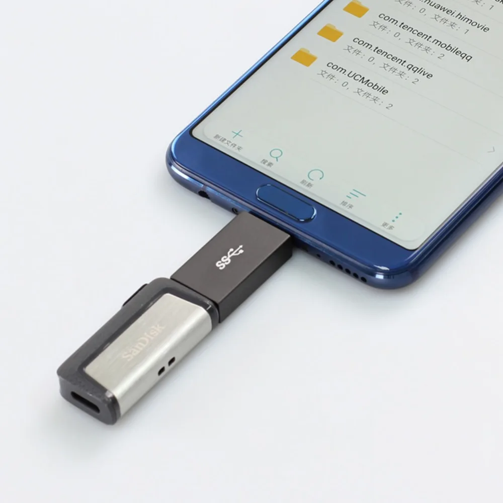 Алюминиевый адаптер USB 3 1 Type C Male to 0 A Female OTG для быстрой зарядки и синхронизации