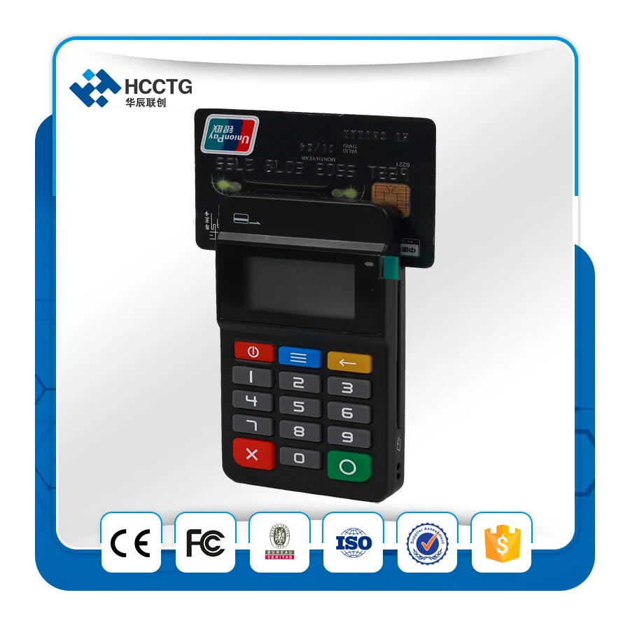 Ультратонкий мини POS терминал для магазина. Терминал кредитной карты NFC мобильный