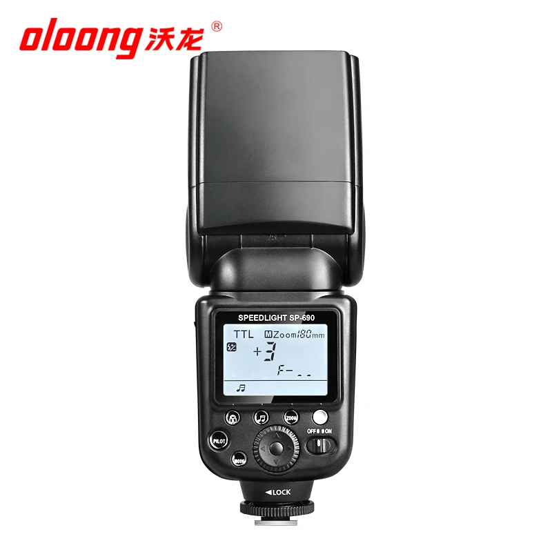Oloong фотовспышка GN58 TTL ручное управление Вспышка Speedlite для Canon Nikon DSLR камера VS GODOX TT600