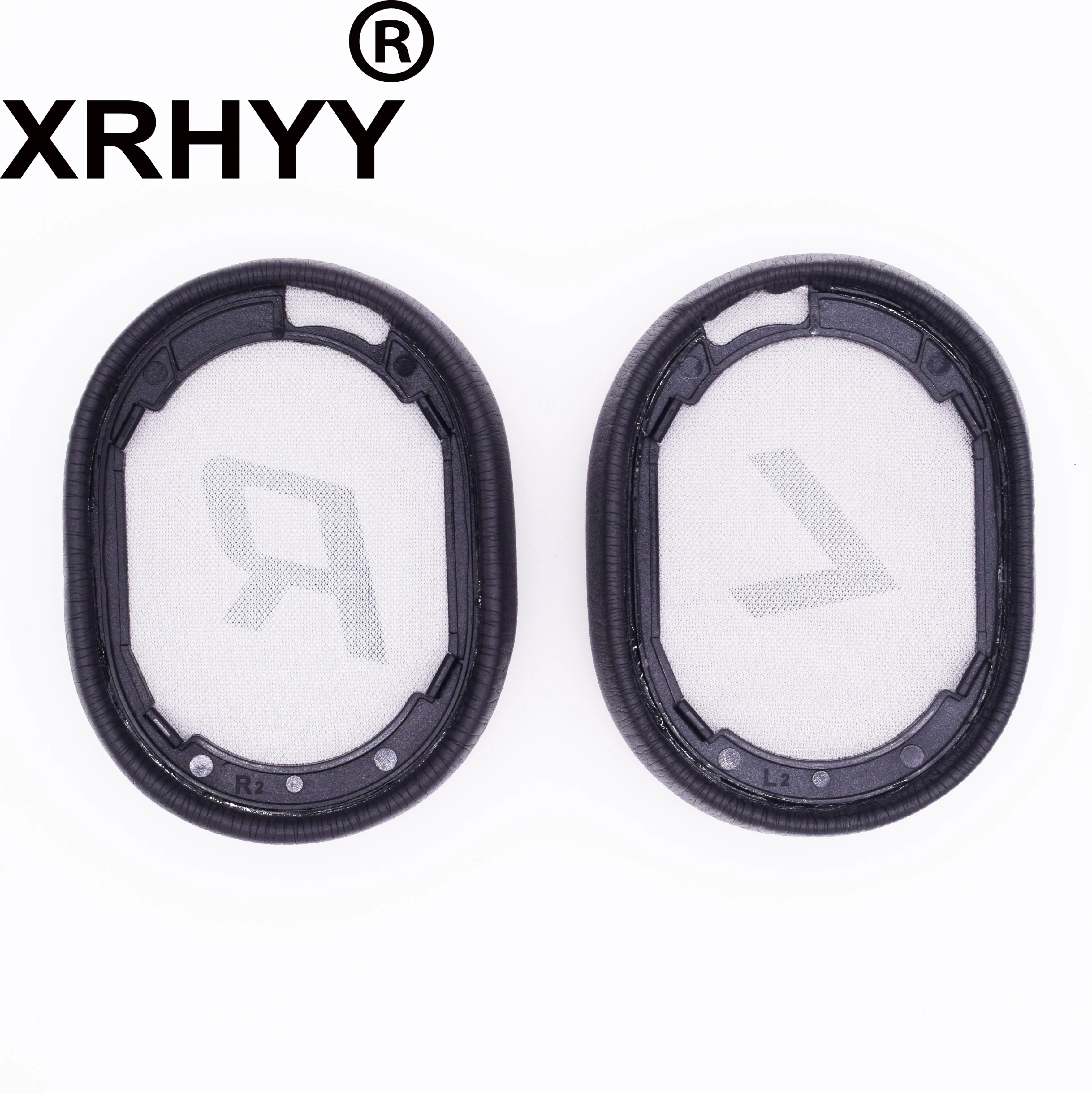 Серые сменные амбушюры XRHYY кожаные из пены с эффектом памяти шумоподавлением для