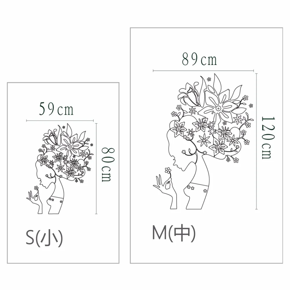 

Mirror Wall Stickers Sticker Home Decor For Bedroom Room Decoration Decorative Acrylic House Fairy Profile Flower Petals R191