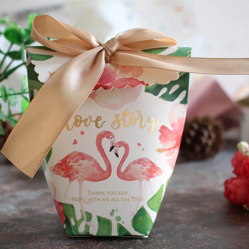 10 шт. Милая подарочная коробка в европейском стиле маленький бумажный пакет для