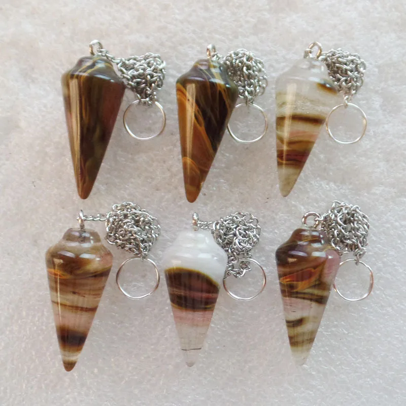 

(6 pieces/lot) Wholesale Natural Cherry Quartz Pendulum Pendant Bead 35x15mm Free Shipping Fashion Jewelry DJ700