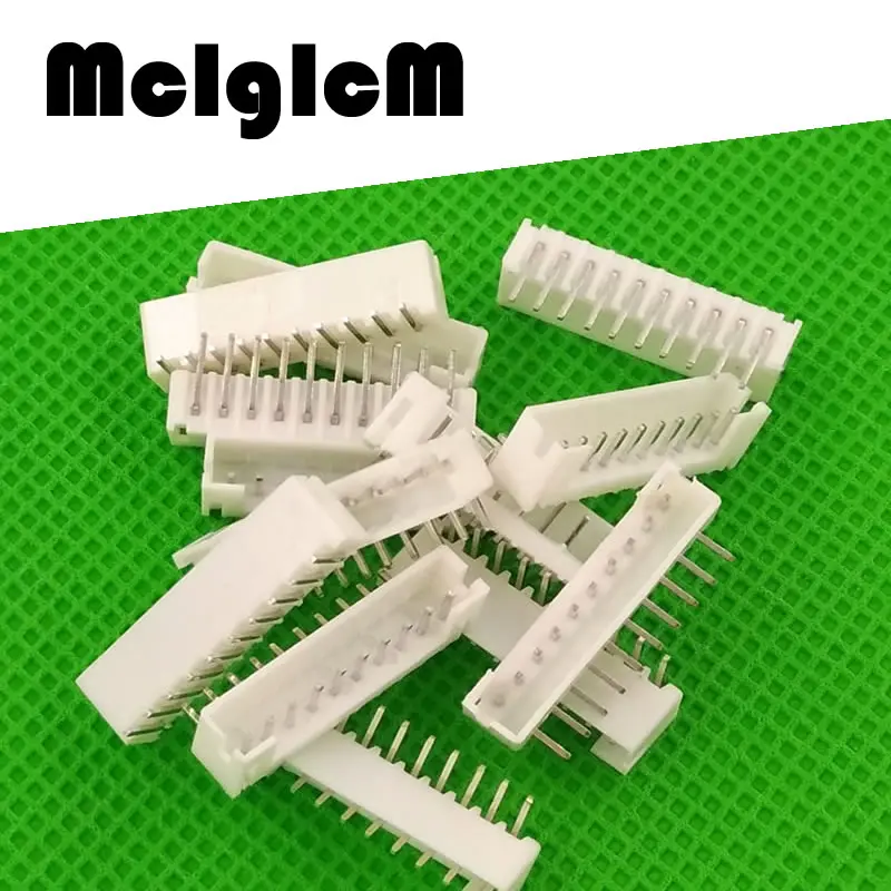 

MCIGICM 1000pcs male right angle material PH2.0 2mm 10pin 10pins Connectors Leads pin Header PH-10AW Free shipping