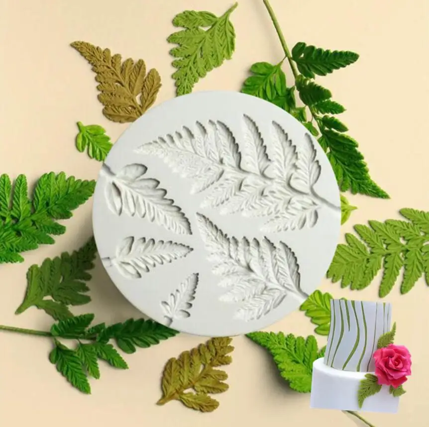 Круглой формы в форме листа силиконовой для выпечки Кристаллы ручной работы