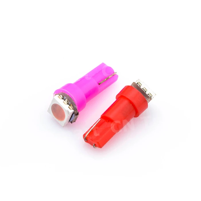 10 шт./лот низкая цена T5 5050 SMD 1LED автомобиля на танкетке с боковой лампы габаритных