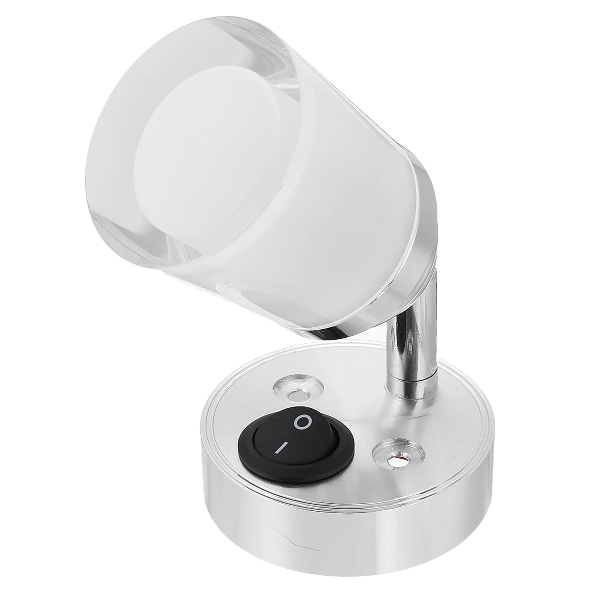 12V LED Frosted Reading Lamp Living Room Foyer Wall Lamp for Bedside RV Motorhome Bedroom Eye Protection Adjustable