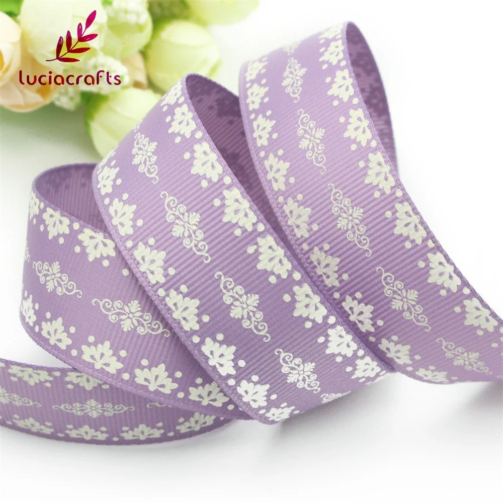 Lucia crafts 5y/8y 25 мм Печатная корсажная лента для рукоделия, рукоделие, шитье ручной работы, материалы для свадебной вечеринки S0510