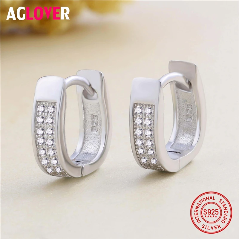 Женские серьги гвоздики из серебра 925 пробы с фианитом|stud earrings|cz stud earringscz earrings |