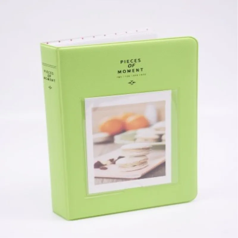 Зеленый 72 кармана мини фотоальбом для Instant Polaroid чехол для хранения фотографий для Fujifilm Instax Mini Фильм 7s 8 Корея Instax Мини альбом - Цвет: Зеленый