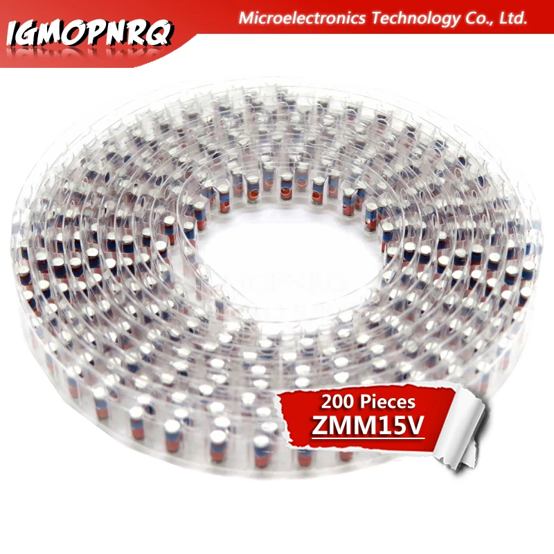 200 шт. ZMM 15V LL34 туннельный диод с поверхностным монтажом посылка 1/2W 0 5 w чип