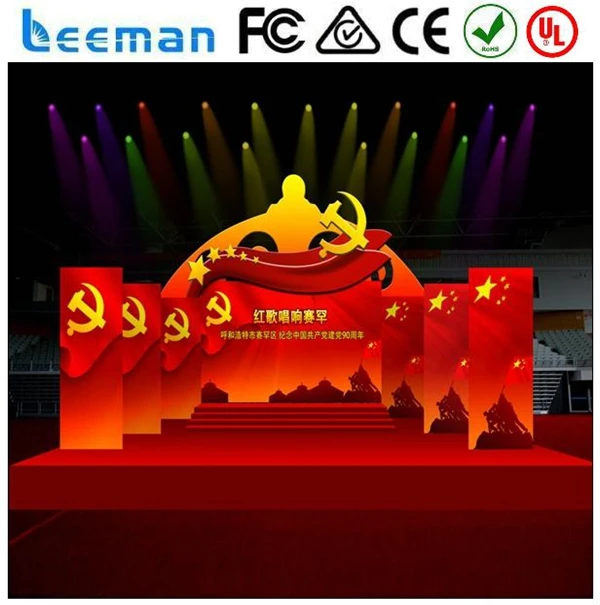 Leeman DIY P6 полноцветный RGB из светодиодов SMD видеостены P5.2 крытый ик-светодиодов tage