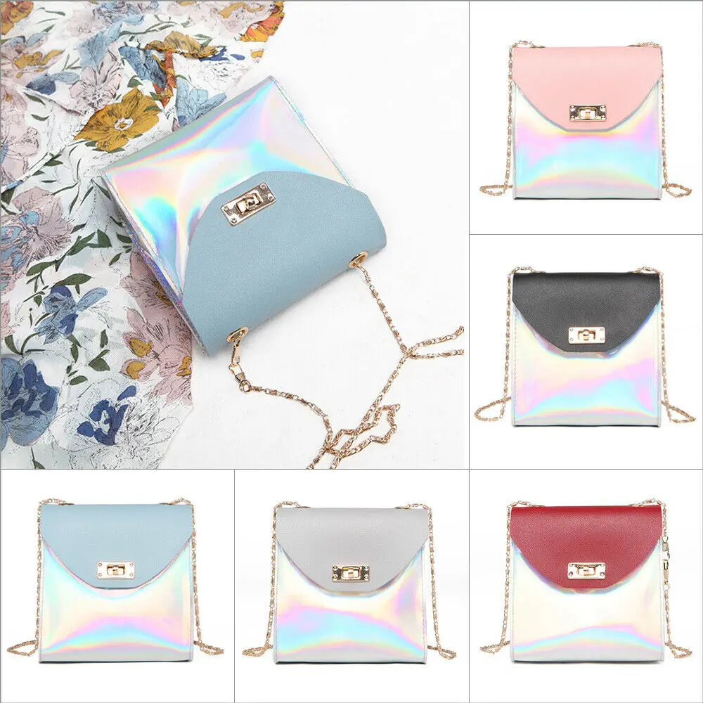 Новинка 2019 модная Золотая цепочка женские мини сумки мессенджеры кошелек