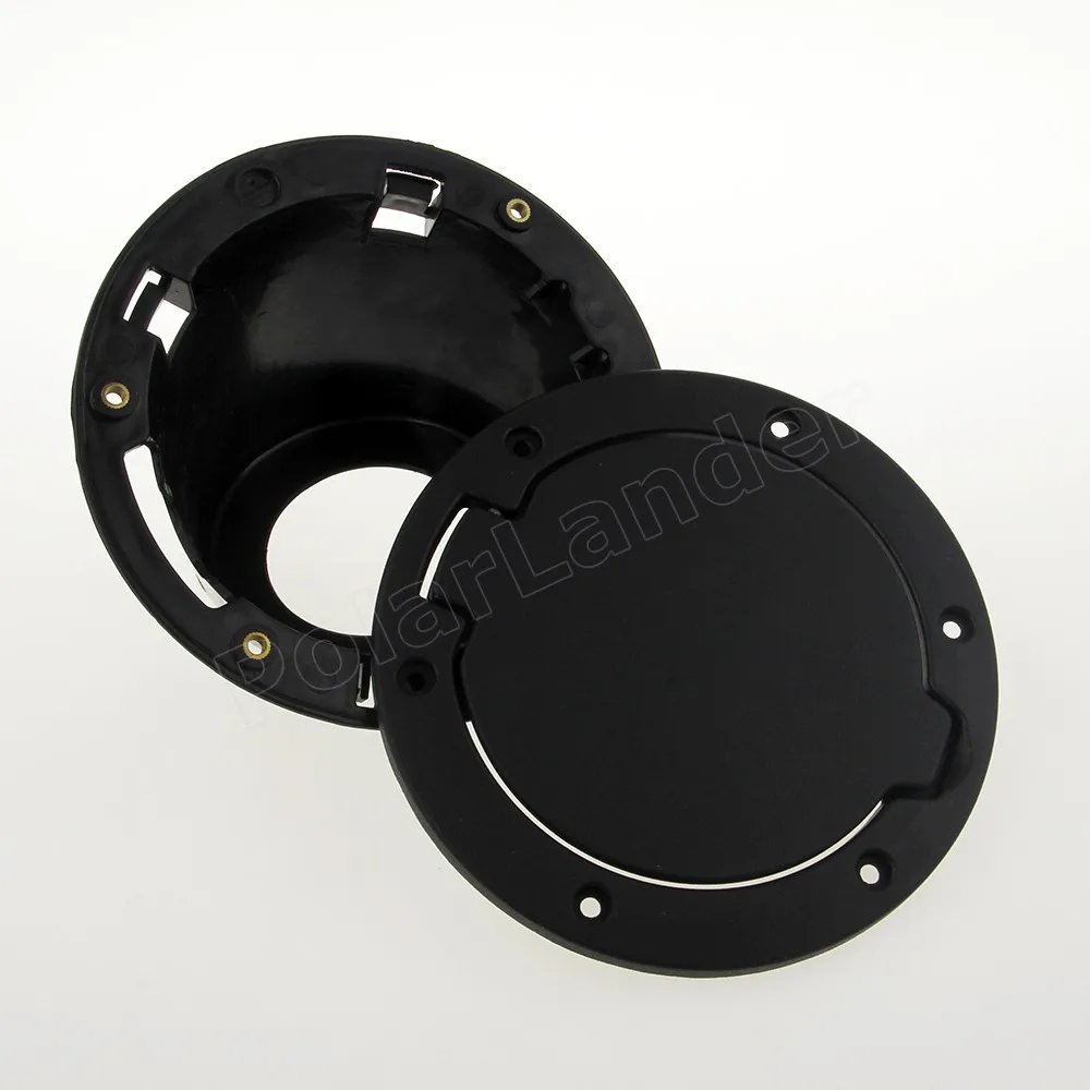 Горячая нержавеющая сталь Черный ABS газовый топливный бак крышка двери подходит