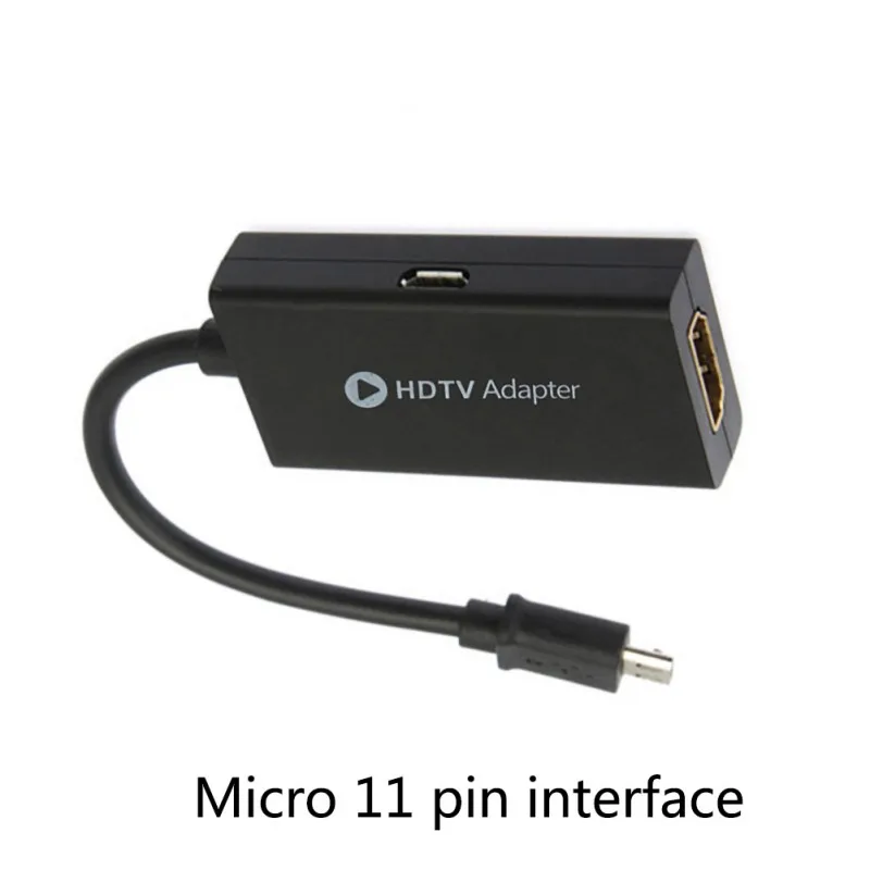 Фото 5 контактный micro USB штекер Micro Для HDMI HD кабель конвертер адаптер для ПК ноутбука ТВ